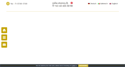 Desktop Screenshot of calia-storen.ch